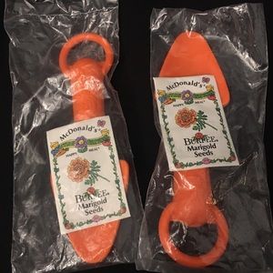 New! 1988 McDonald’s Marigold Seeds & Shovel Set